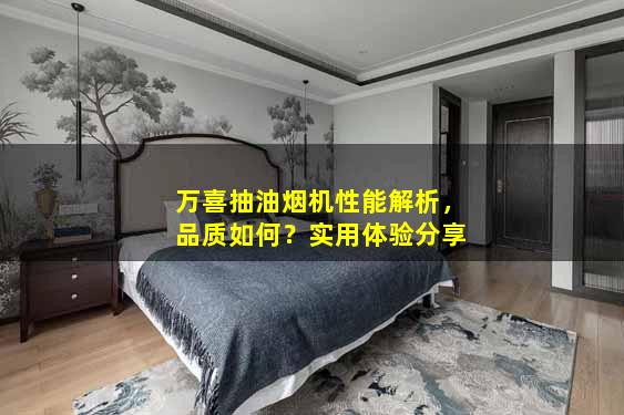 万喜抽油烟机性能解析，品质如何？实用体验分享