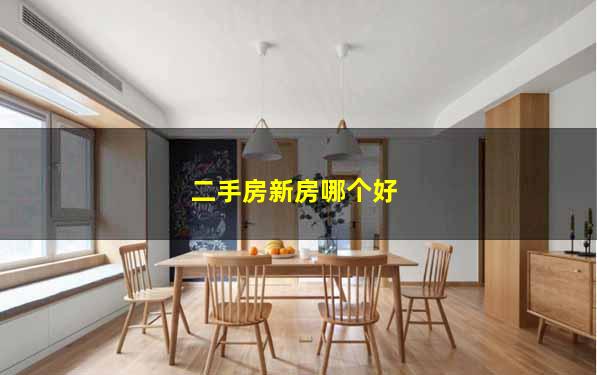 二手房新房哪个好