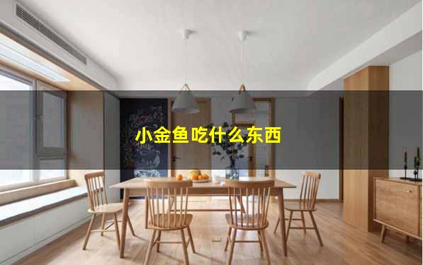 小金鱼吃什么东西