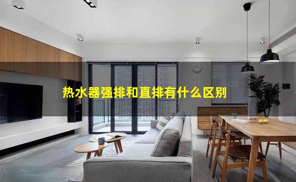 热水器强排和直排有什么区别