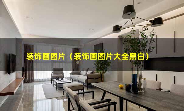 装饰画图片（装饰画图片大全黑白）