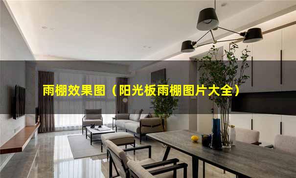 雨棚效果图（阳光板雨棚图片大全）
